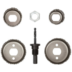 Hole Saw Kit, Assorted, 5-Piece