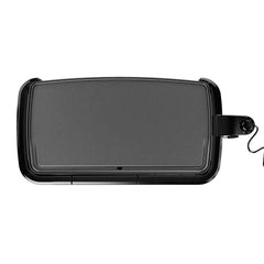 Family-Sized Electric Griddle with Warming Tray & Drip Tray