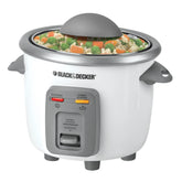1.5-Cup Dry/3-Cup Cooked Compact Rice Cooker, White