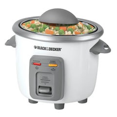 1.5-Cup Dry/3-Cup Cooked Compact Rice Cooker, White