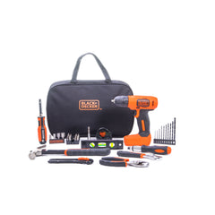 8V Drill & Home Tool Kit, 57 Piece