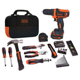 12V MAX* Cordless Drill/Driver With 59-Piece Project Kit and Tool Bag, Battery and Charger Included