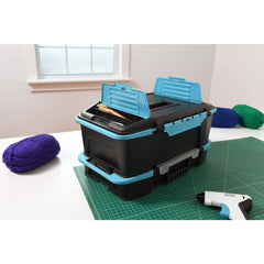 19 inch 2 in 1 Stackable Storage Caddy and Organizer
