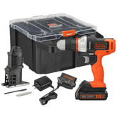 20V MAX *POWERCONNECT™ MATRIX™ Cordless Drill Kit, Includes Jig Saw Attachment, Storage Case, Battery and Charger Included