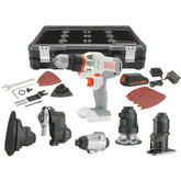 20V MAX *POWERCONNECT™ MATRIX™ Cordless Drill and 6-Piece Power Tool Combo Kit, Battery and Charger Included (White)