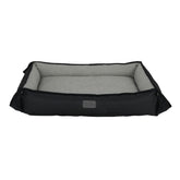Four Way Pet Bed for Medium Dogs 24X20X3 In, Black