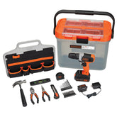 20V MAX* POWERCONNECT™ Cordless Drill with 28-Piece Home Project Kit and Tool Box, Battery and Charger Included
