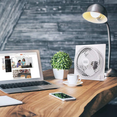 9 In. Frameless Tabletop Box Fan