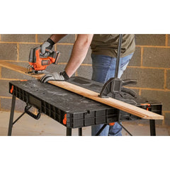 Foldable Workbench, 33.5 in. x 23.5 in. x 29 in., Black