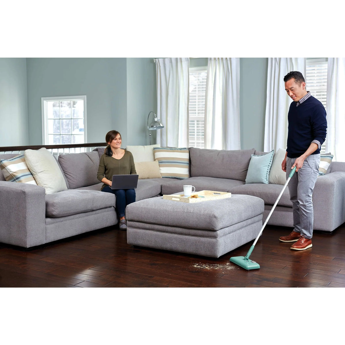 Powered Floor Sweeper - Classic Mint