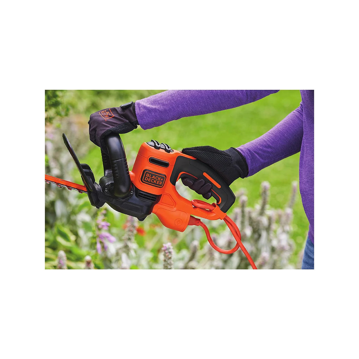 Electric Hedge Trimmer, 22-Inch, 4.0 Amp, Lightweight, Low Vibration