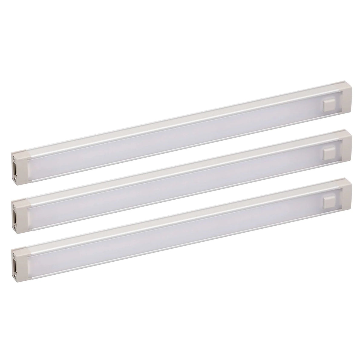 3-Bar Led Under Cabinet Lighting Kit, Cool White, 9"