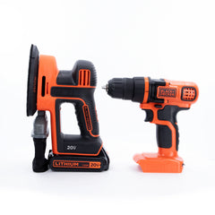 20V MAX* POWERCONNECT™ Cordless Drill/Driver and MOUSE™ Detail Sander Combo Kit, Battery and Charger Included