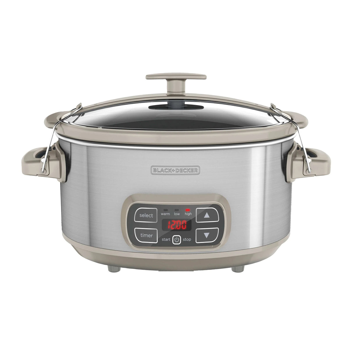 7-Quart Locking Lid Digital Slow Cooker