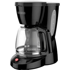 12-Cup Switch Coffee Maker, Duralife Glass Carafe, Black