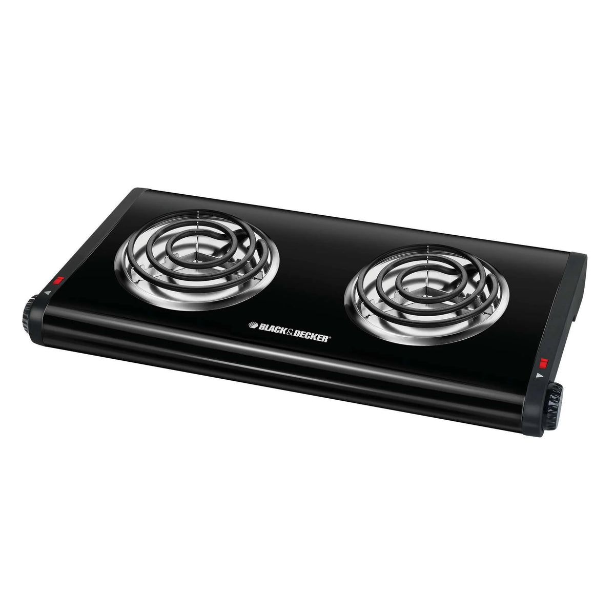 Double Burner Portable Buffet Range, 1000W and 500W Burners