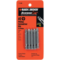 No.2 Phillips Power Bit, 5-Piece