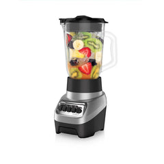PowerCrush Multi-Function Blender with 6-Cup Glass Jar, 4 Speed Settings, Silver