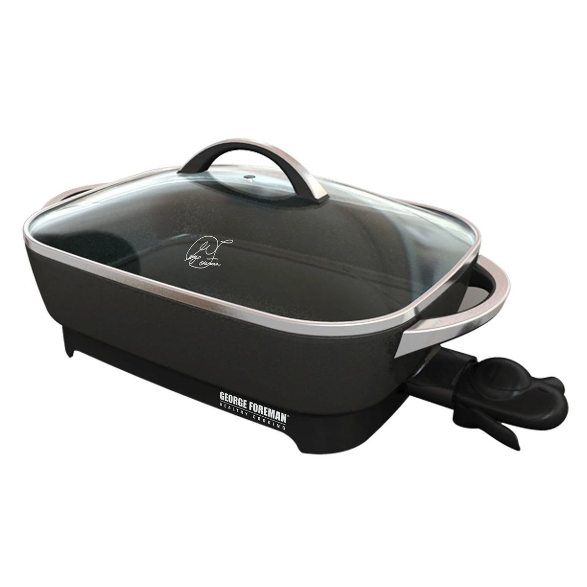 Family Sized Electric Skillet, Black