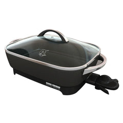 Family Sized Electric Skillet, Black