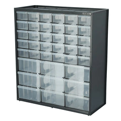Large & Small 39 Drawer Bin Blk