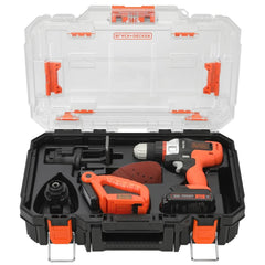 20V MAX *POWERCONNECT™ MATRIX™ Cordless Drill with 4-Piece Power Tool Combo Kit and Storage Case, Battery and Charger Included