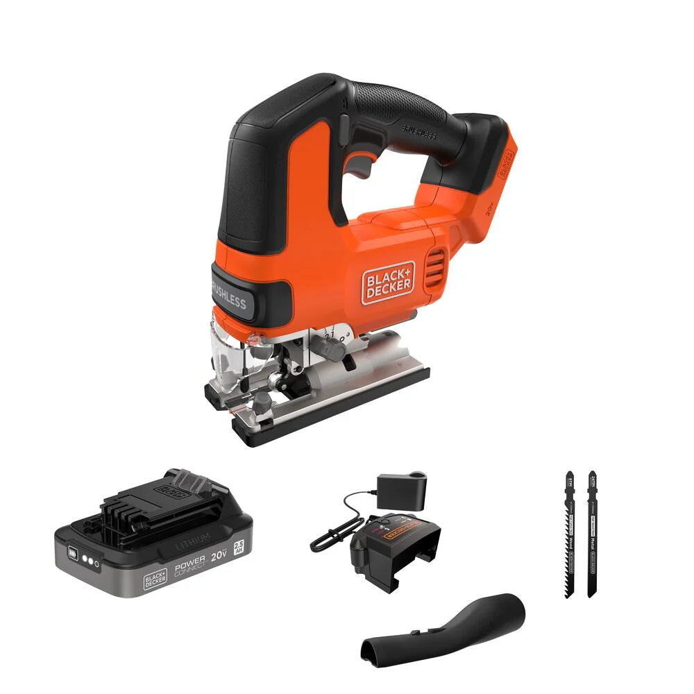 20V MAX* POWERCONNECT™ Cordless Brushless Jig Saw Kit (Battery & Charger Included)