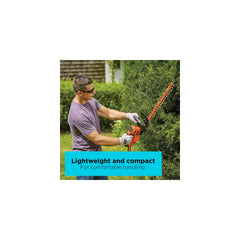 Electric Hedge Trimmer, 22-Inch, 4.0 Amp, Lightweight, Low Vibration