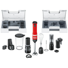 kitchen wand™ Cordless 6 in 1 Immersion Blender & Kitchen Multi-tool, Red