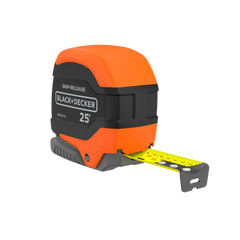 Tape Measure, Grip Release, Autolock & Self Lock, 25-Foot